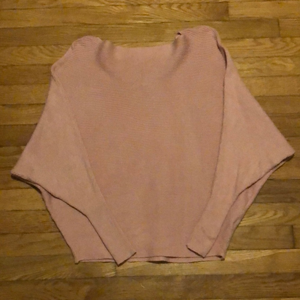 Philosophy Batwing Sweater Mauve - Sz Small EUC
